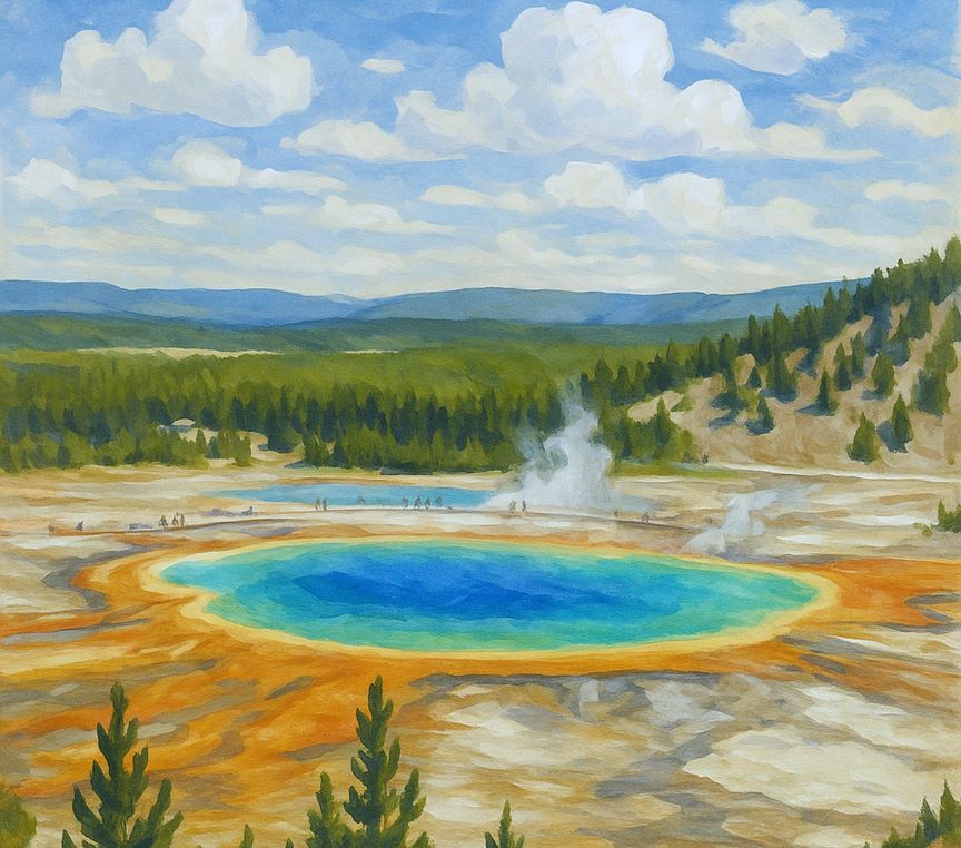 Grand Prismatic Spring - Yellowstone
