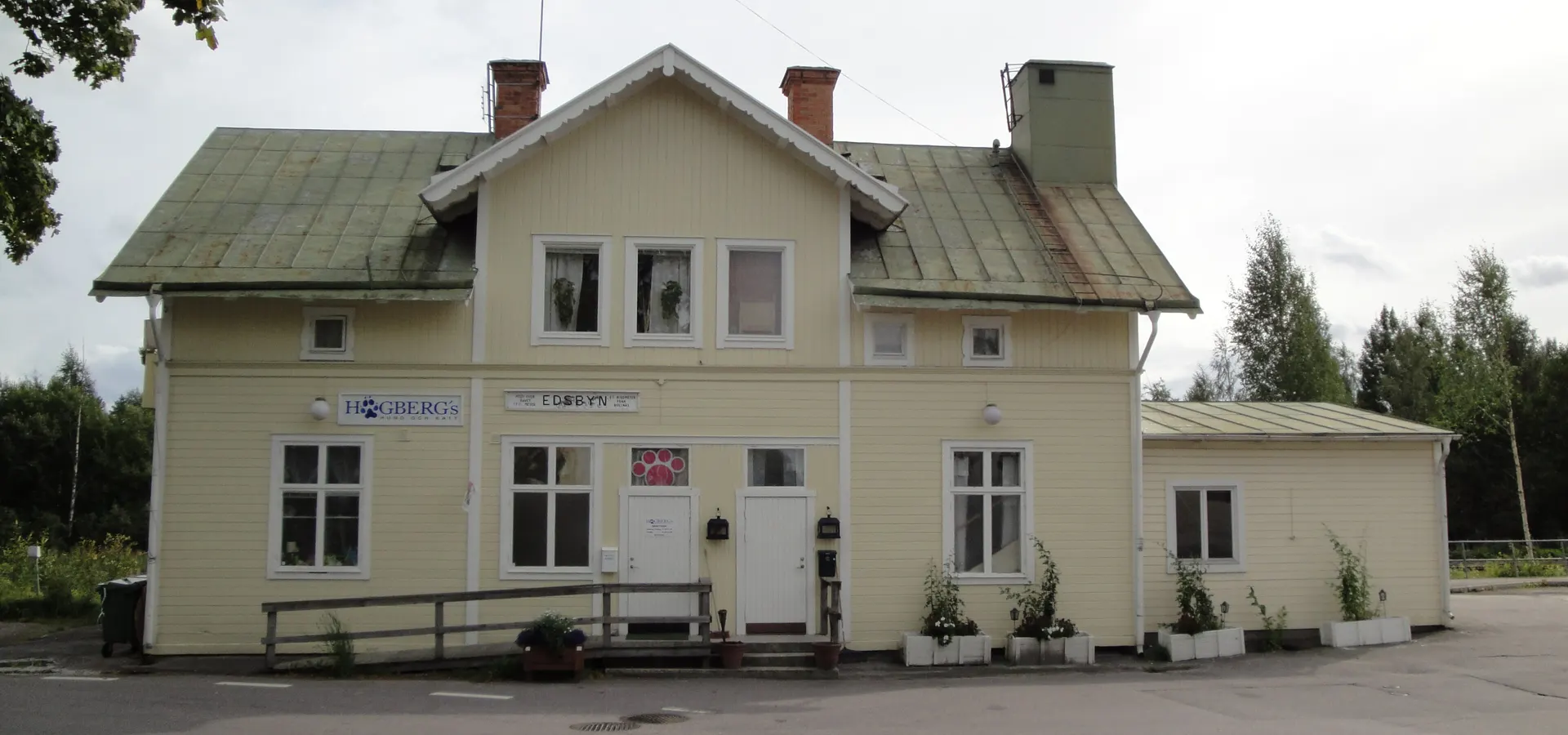 Ovanåker – Järnvägsstationen i Edsbyn.