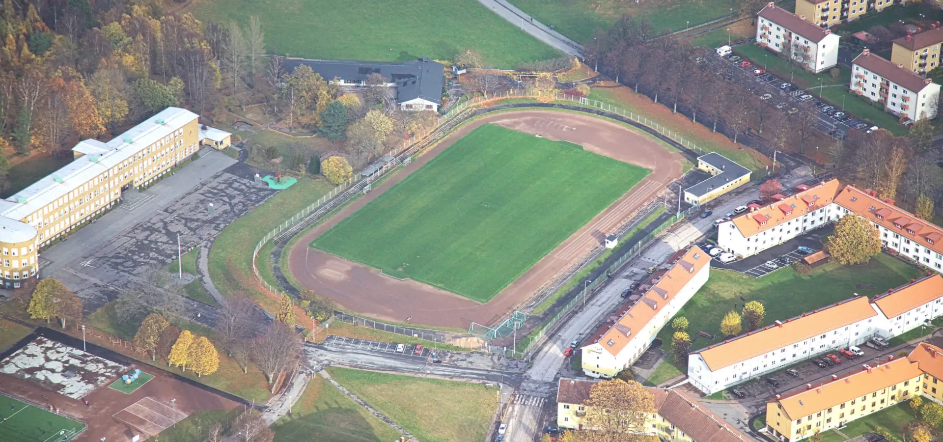 Kviberg – Photo taken on a helicopter over Gothenburg