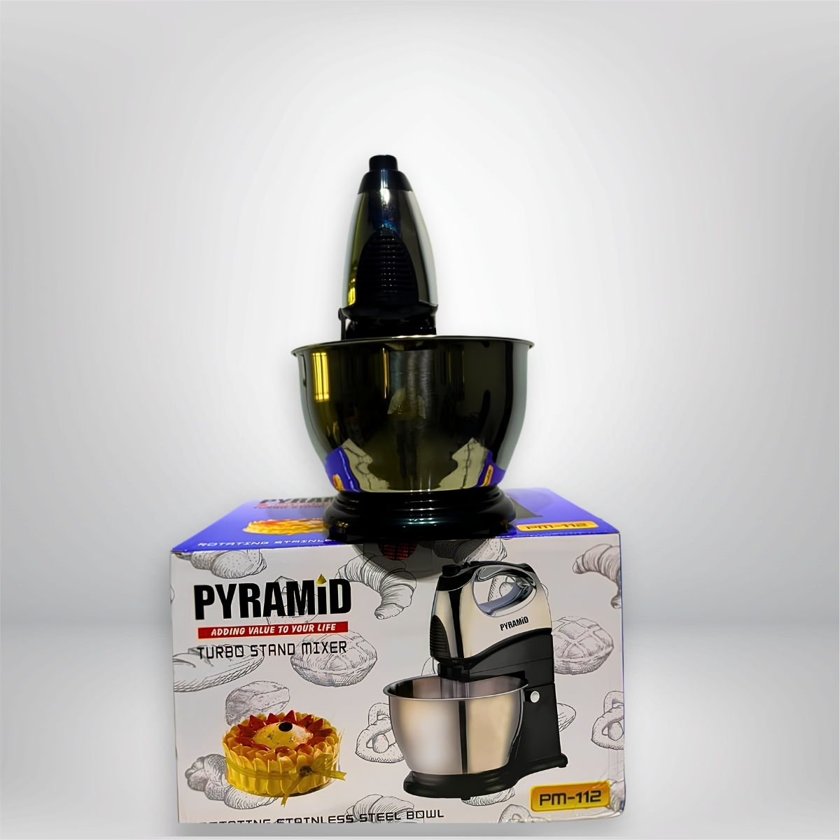 4L Pyramid Turbo Stand Mixer