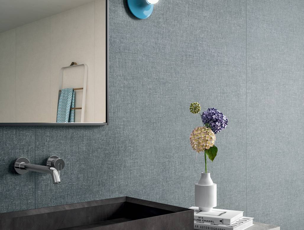 Room view created with Navy_Blue tiles aus der Kollektion Dream