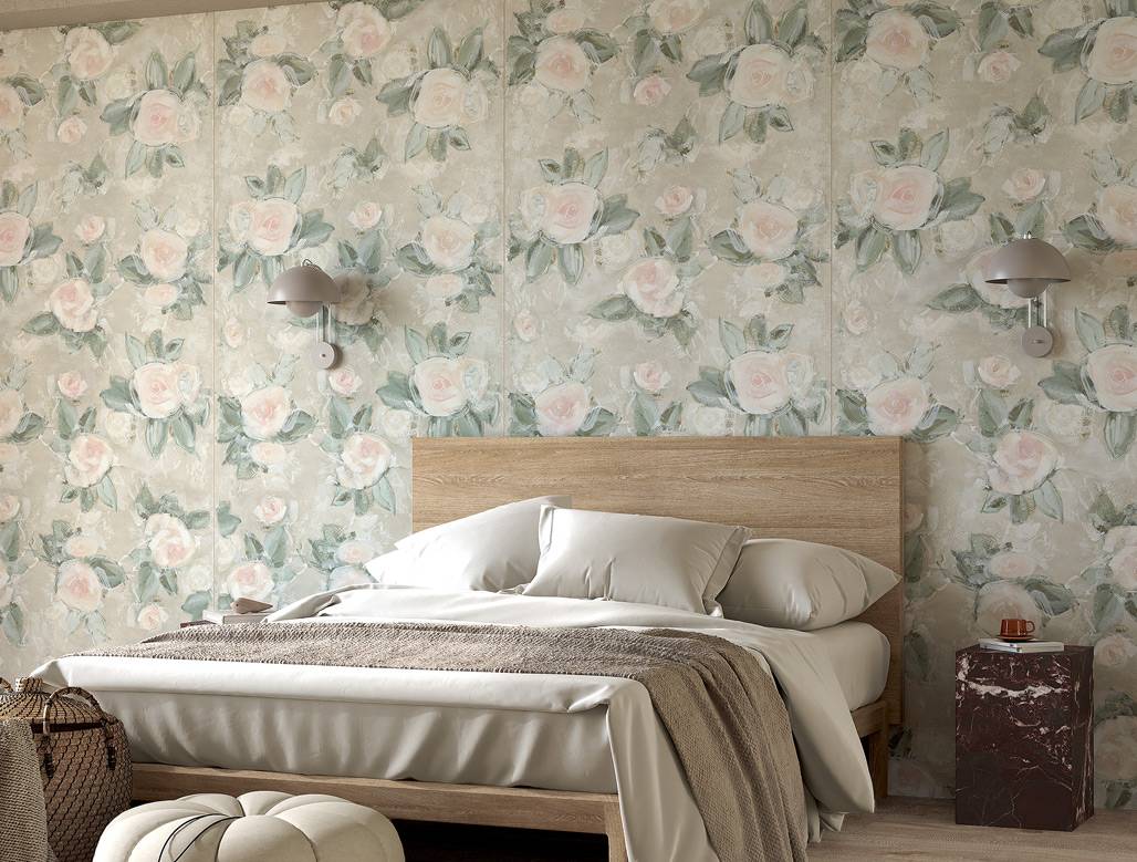 Room view created with Romantic tiles from the Dream collection