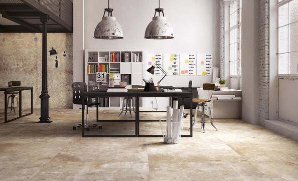 Raumabbildung Generic, Kommerziell, gestaltet mit Fliesen aus der Kollektion: Action