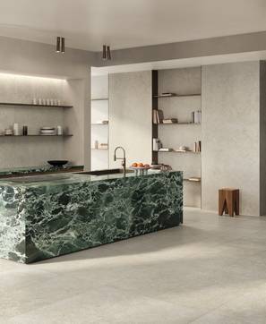 Immagine ambiente Kitchen, Living, realizzato con piastrelle della collezione: Background