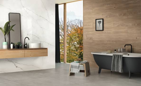 Immagine ambiente Homescape, realizzato con piastrelle della collezione: Infinito 2.0