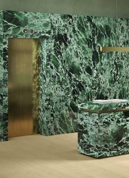 Immagine ambiente Hall, Commerciale, realizzato con piastrelle della collezione: Infinito 2.0