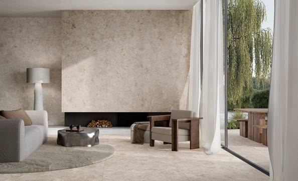 Immagine ambiente Outdoor, Living, realizzato con piastrelle della collezione: Jura Mood