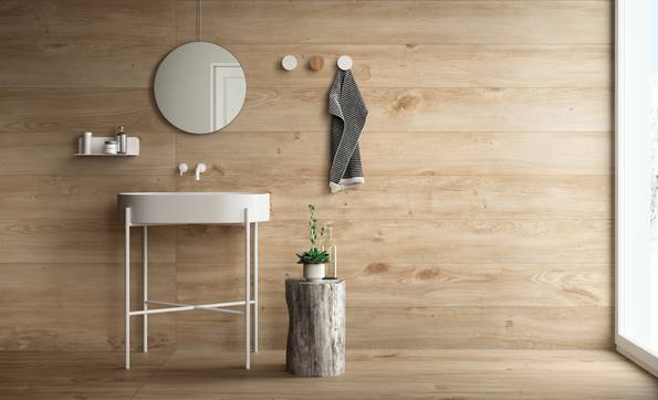 Immagine ambiente Bagno, realizzato con piastrelle della collezione: Komi