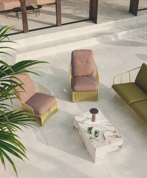 Raumabbildung Generic, Outdoor, gestaltet mit Fliesen aus der Kollektion: Portland