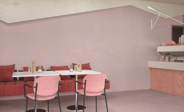 Immagine ambiente Commerciale, realizzato con piastrelle della collezione: Res Art