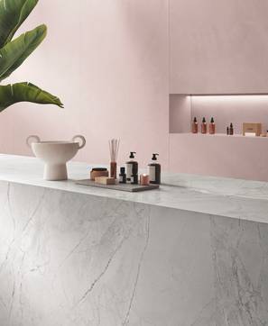 Immagine ambiente Commerciale, realizzato con piastrelle della collezione: Res Art