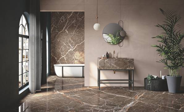 Immagine ambiente Bagno, realizzato con piastrelle della collezione: Res Art