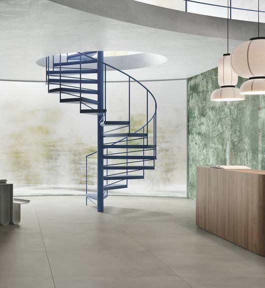 Room view Hall, Commercial, created with tiles from the collection: Urban Craft