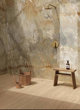 Immagine ambiente Bagno, realizzato con piastrelle della collezione: Woodblock
