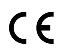 Black CE logo on a white background, European mark of conformity certifying the safety and quality of building materials.