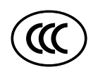 Black logo with three stylised ‘Cs’ in a circle, mandatory mark of conformity for Chinese certification.