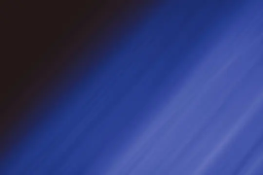 An abstract background showing a smooth gradient from dark brown in the top left to various shades of blue.