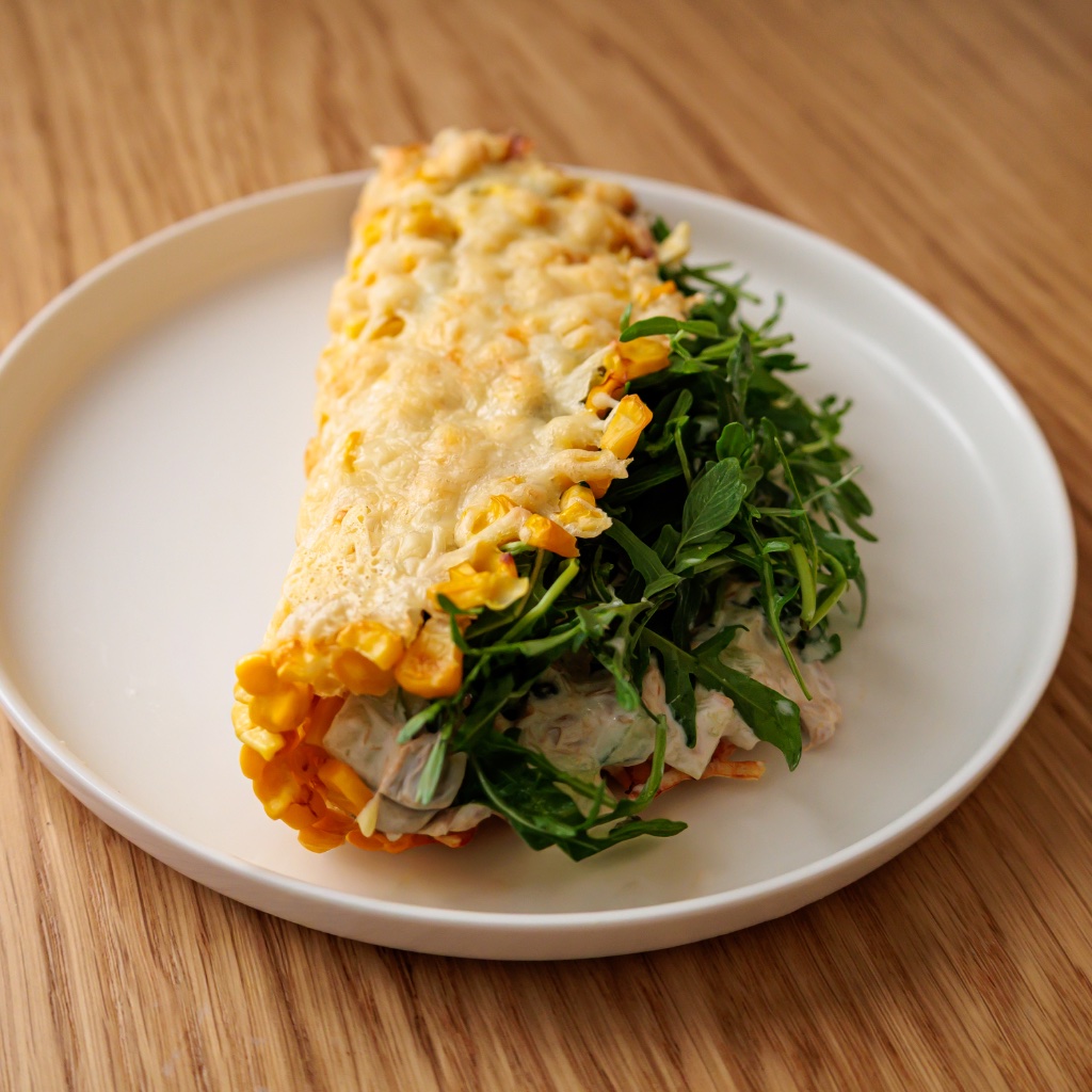 Krõbe maisi-tuunikala tortilla