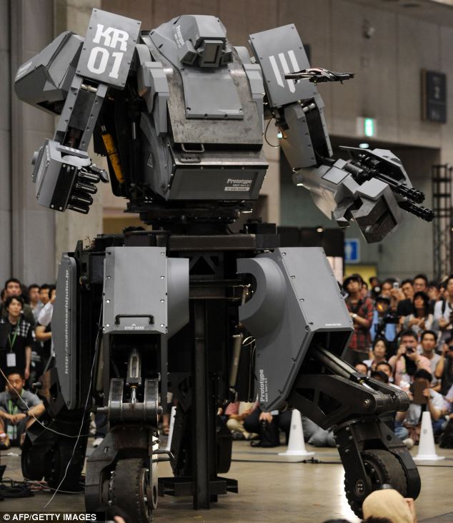 Kuratas — военный работоспособный робот