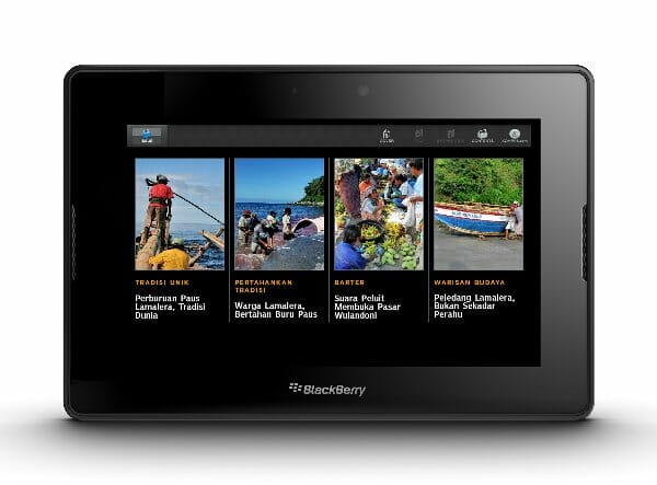 Слухи о новом планшете на базе BB 10 OS от BlackBerry подтвердились