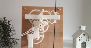 Механические часы, напечатанные на 3D принтере MakerBot