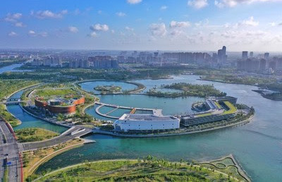 В шанхайском районе Фэнсянь появится «город на воде»