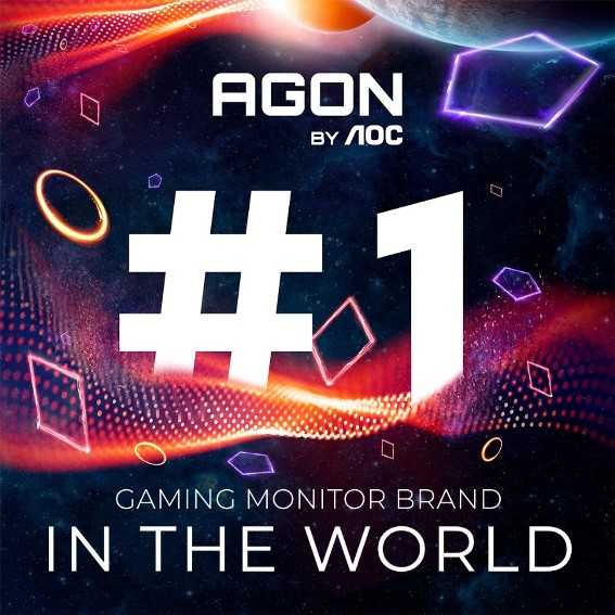 AGONbyAOC занимает первое место среди ведущих мировых брендов игровых мониторов
