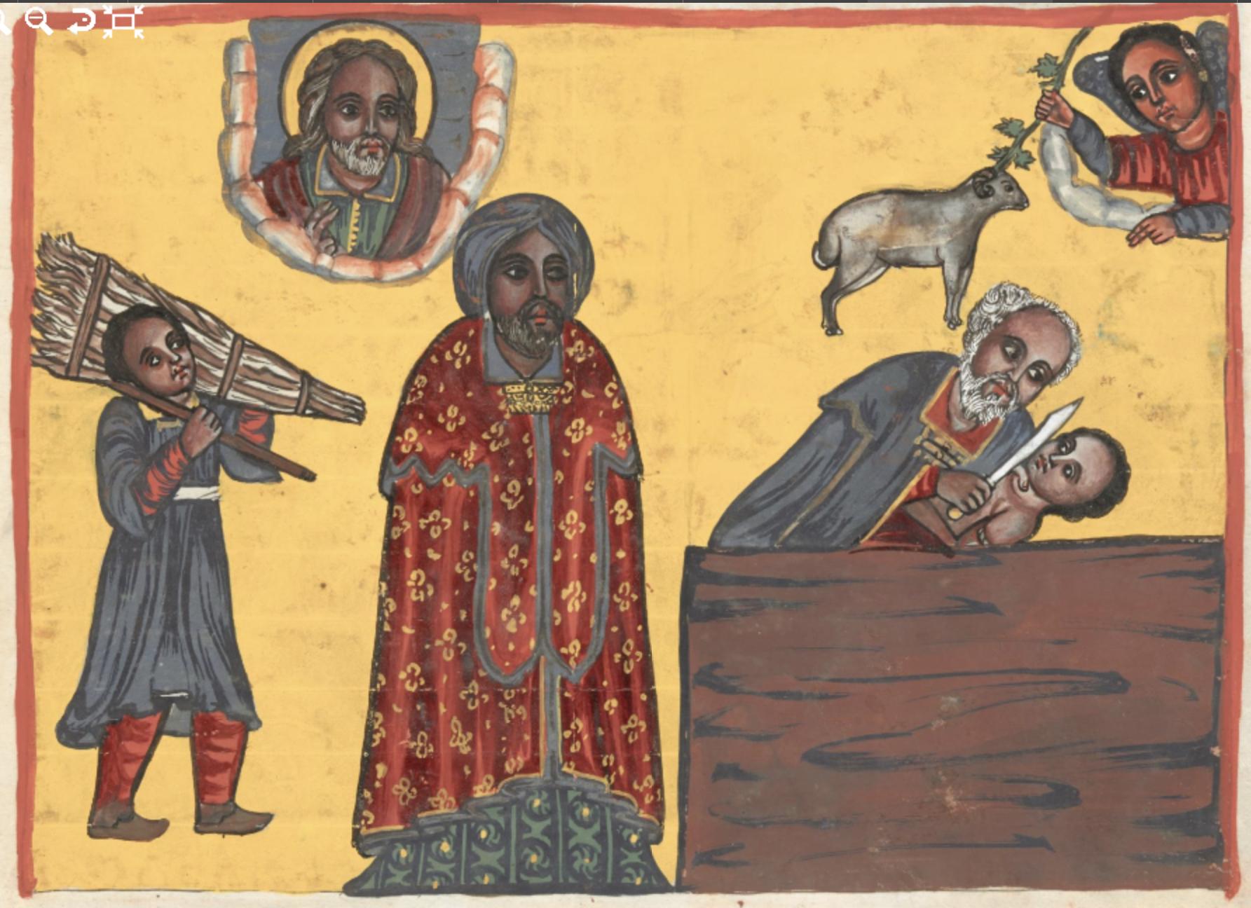 The sacrifice of Isaac