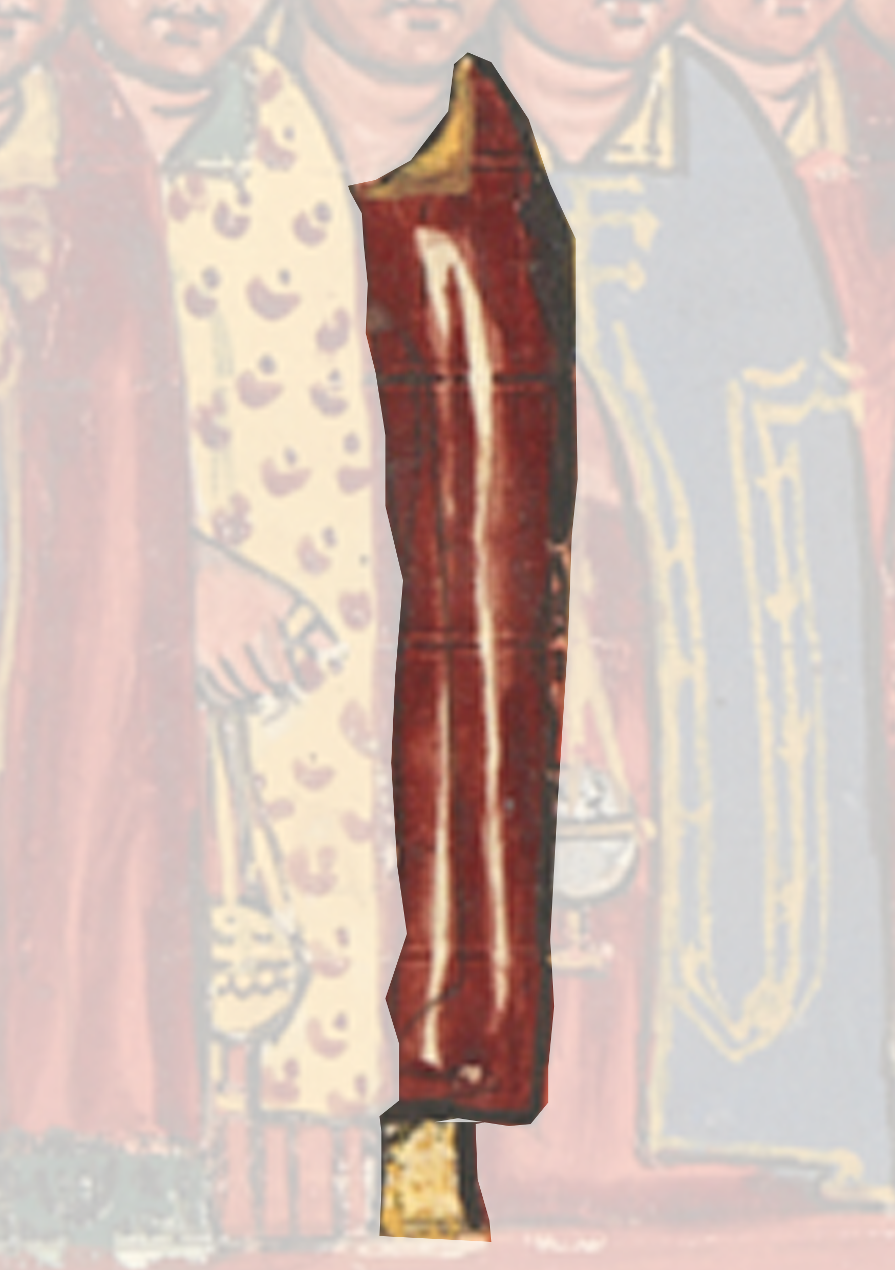 Painting Of A Long Red Stick