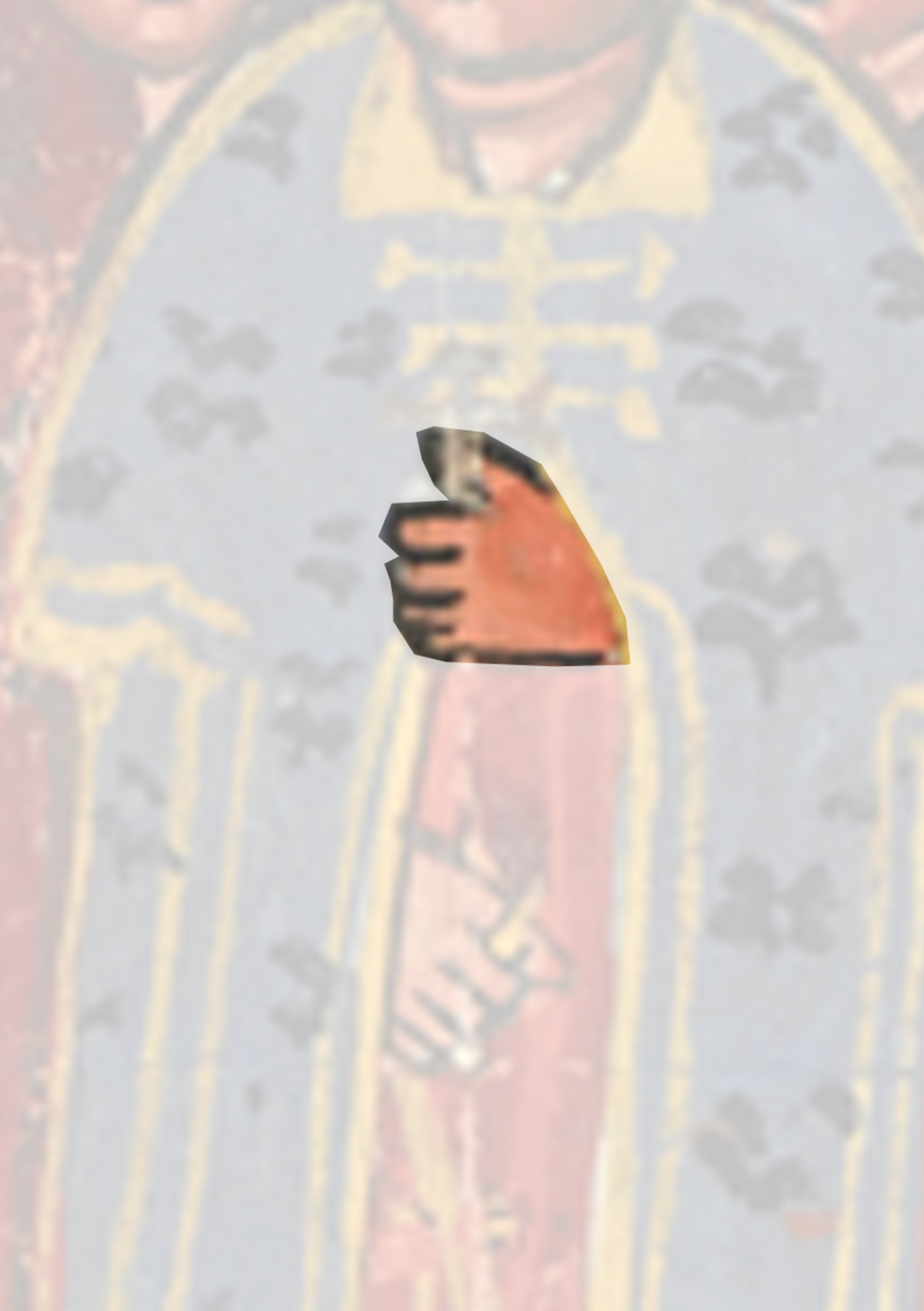 Painting Of A Man With A Bird On His Arm