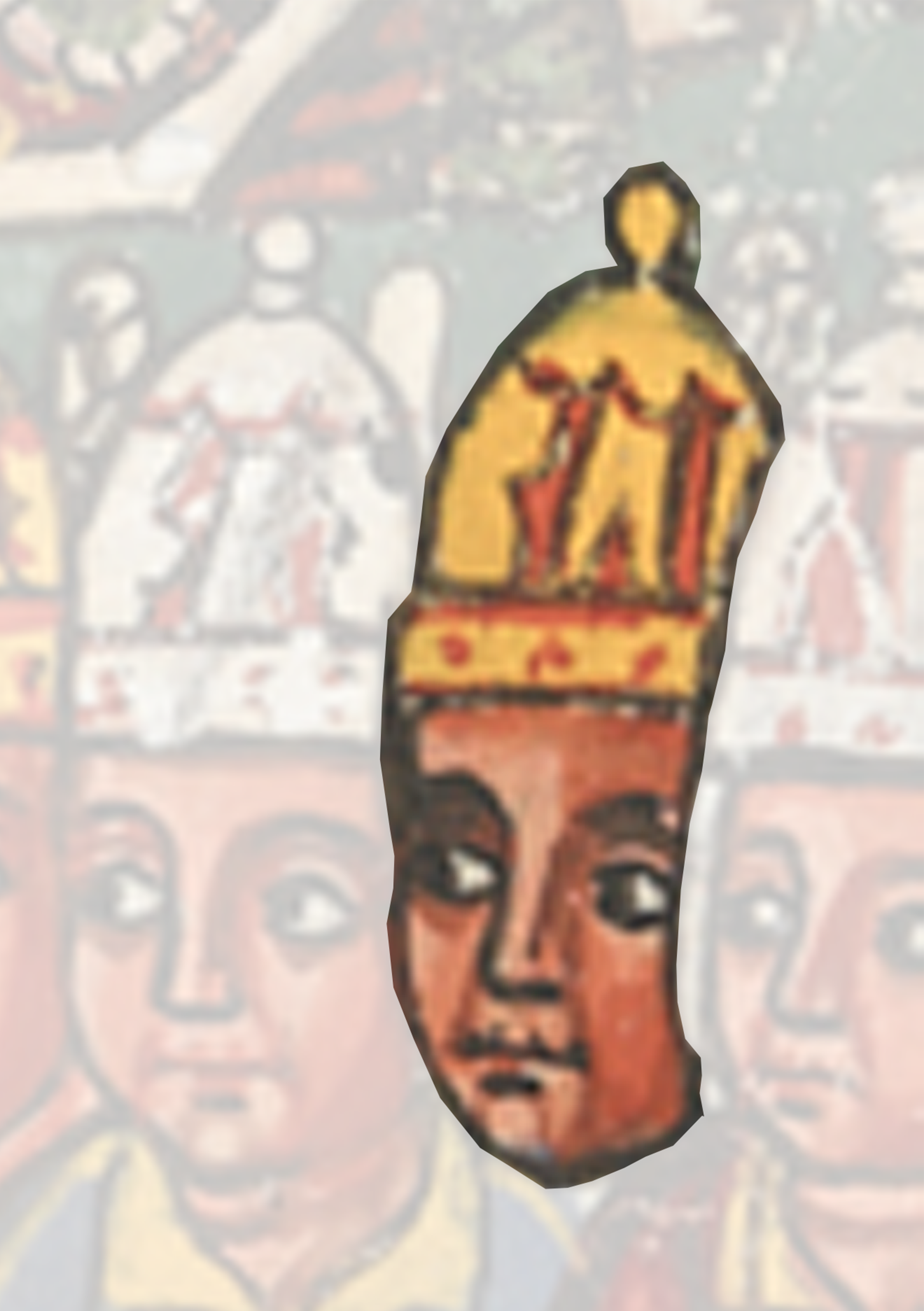 Painting Of A Man With A Crown On His Head