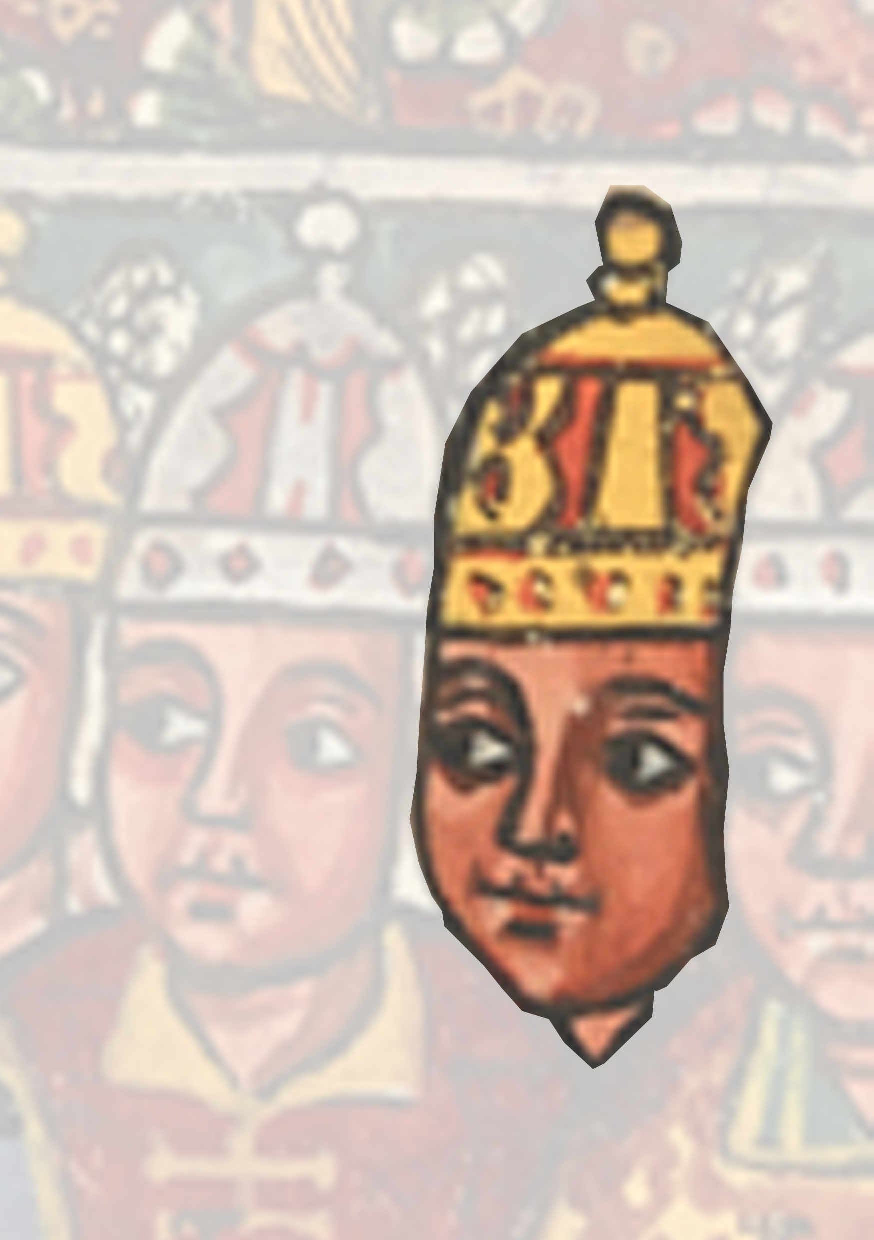 Painting Of A Crown On Top Of A Head