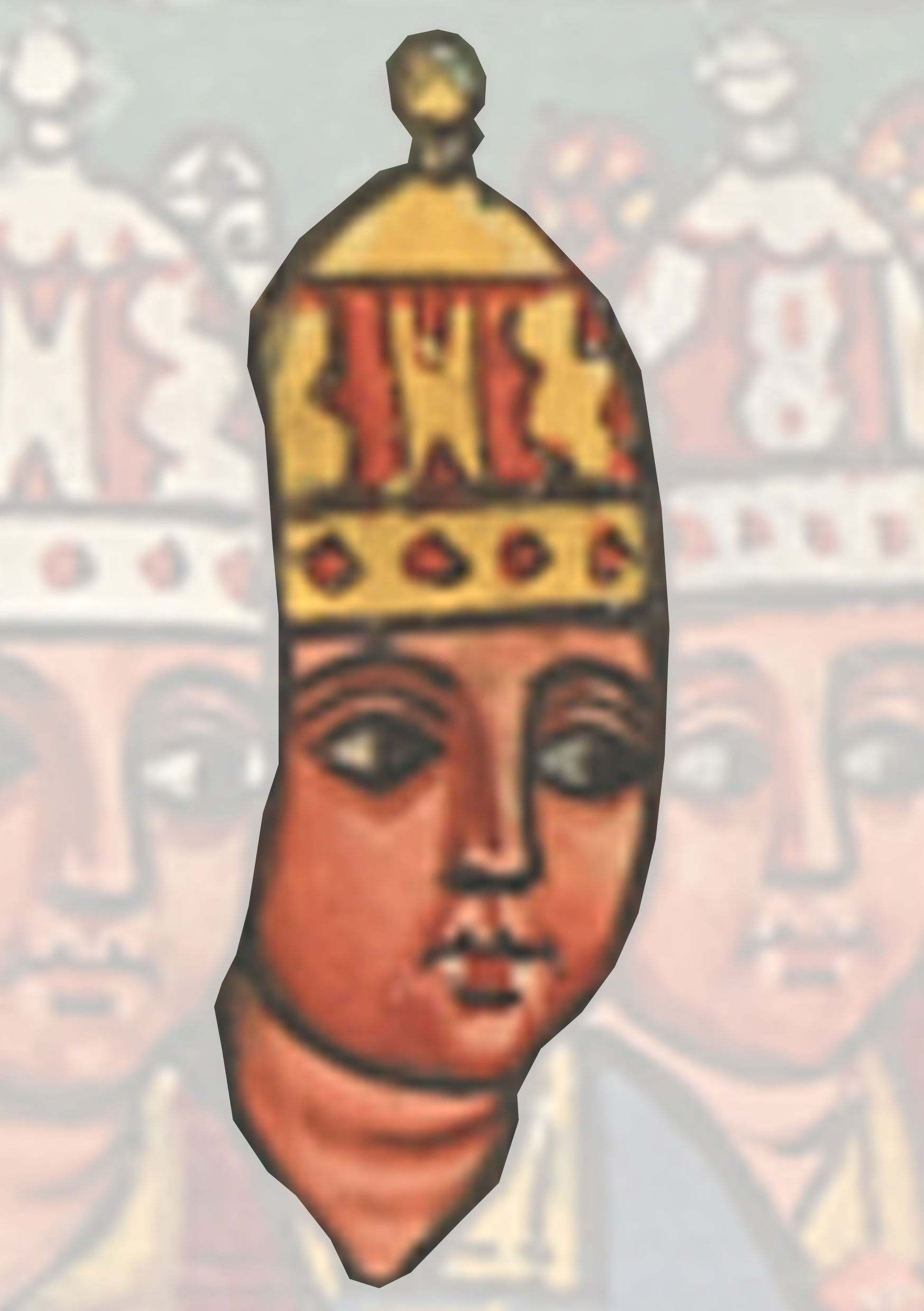 Painting Of A Man With A Crown On His Head