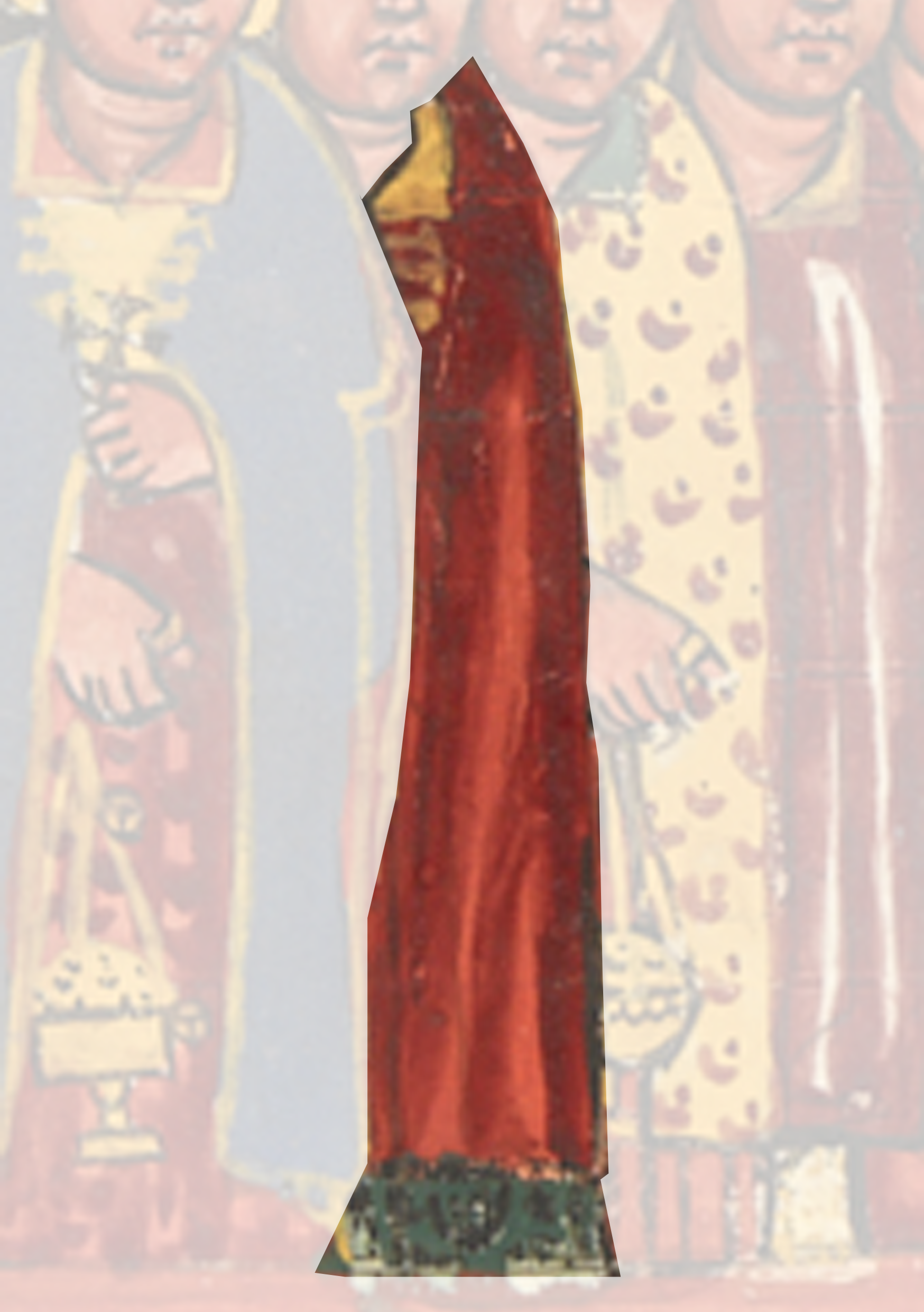 Painting Of A Red And Yellow Dress