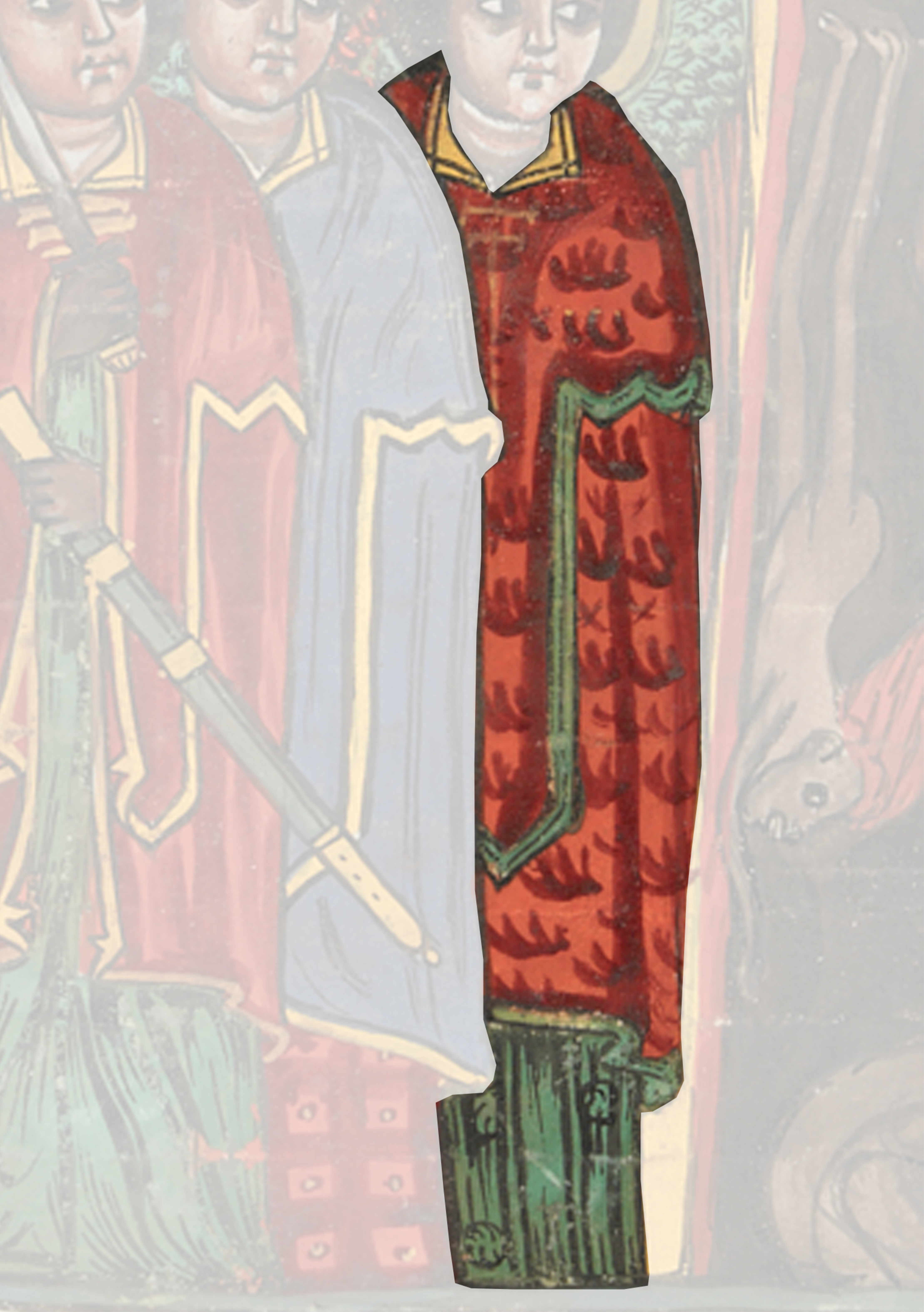 Painting Of A Man In A Red Robe