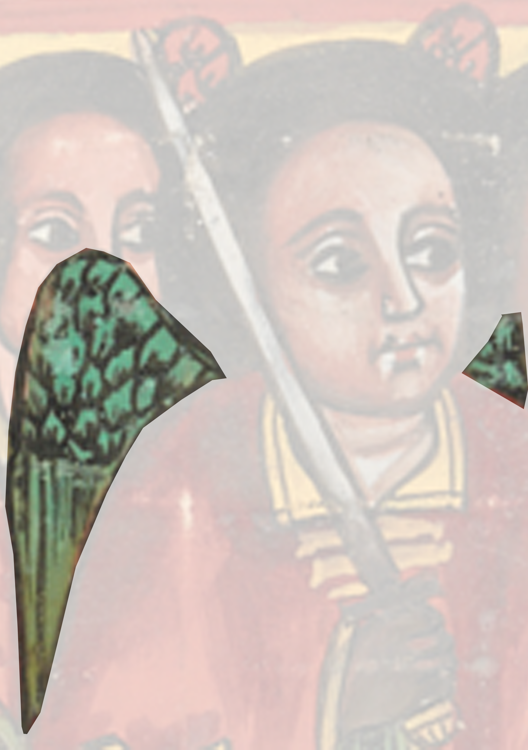 Painting Of A Woman With A Sword