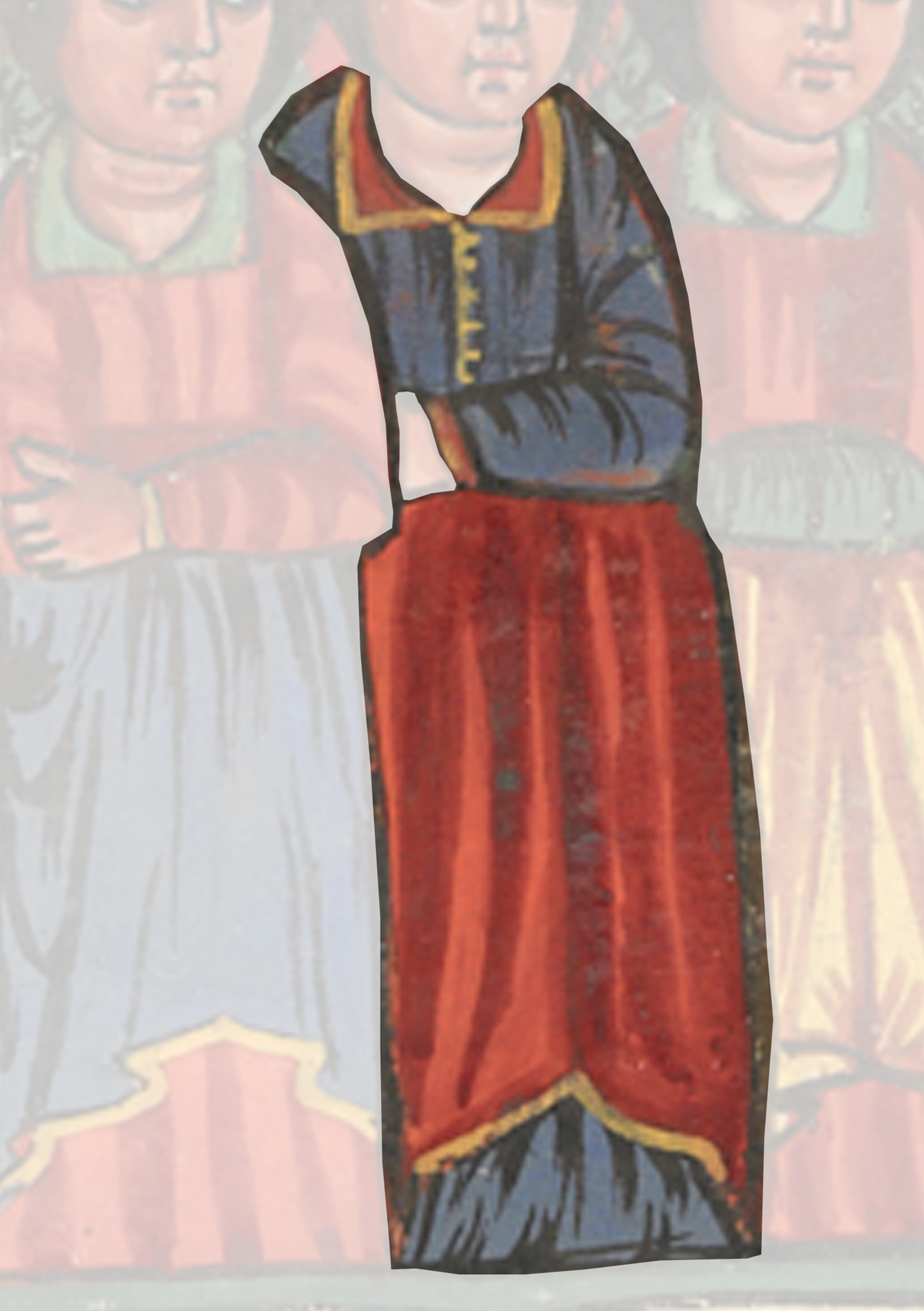 Painting Of A Woman In A Red Dress