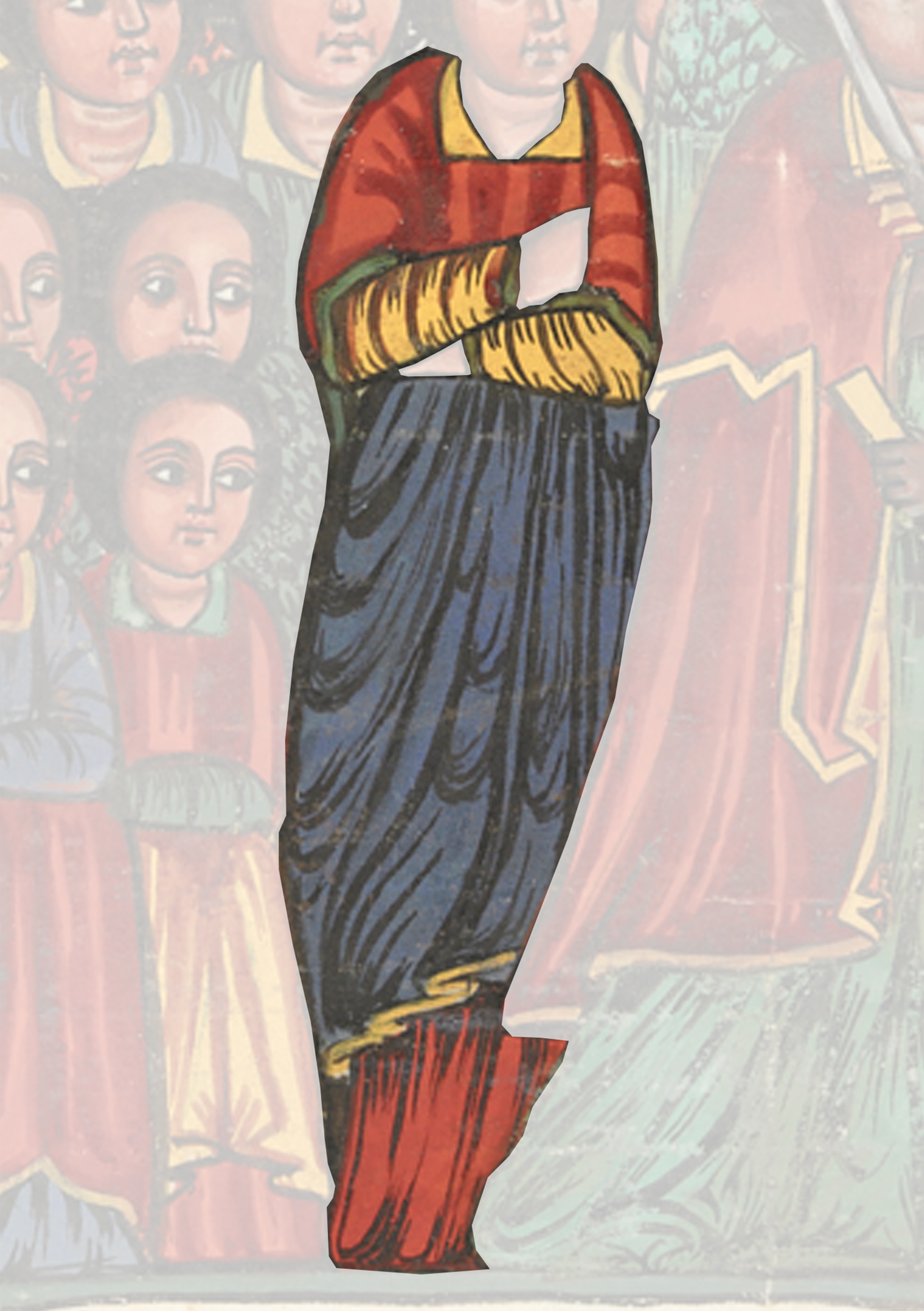 Painting Of A Woman In A Red Dress