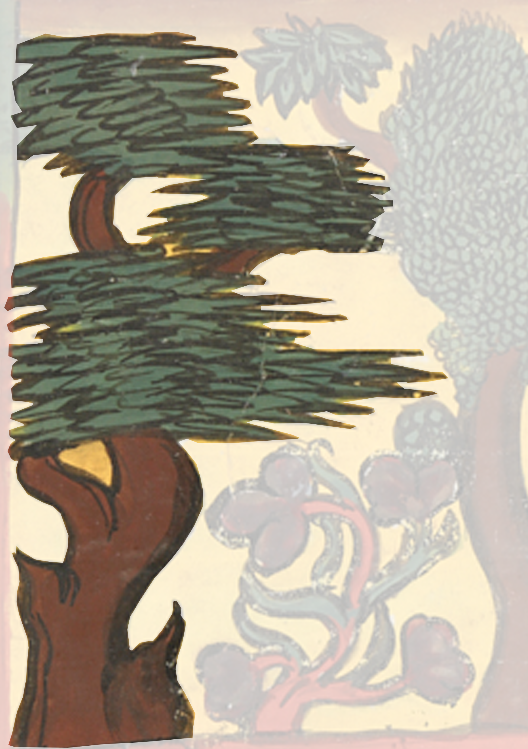 Painting Of A Tree With A Bird In The Background