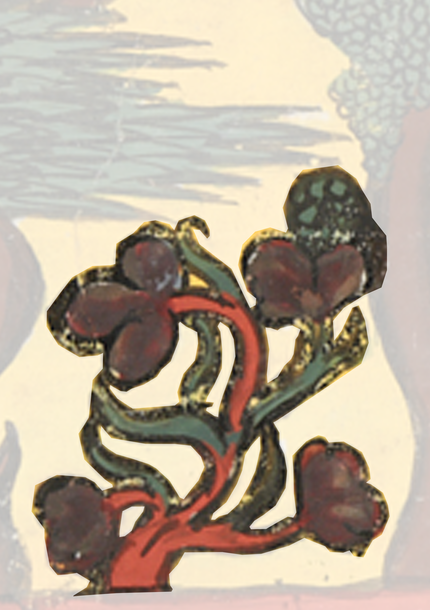 Painting Of A Flower On A White Background