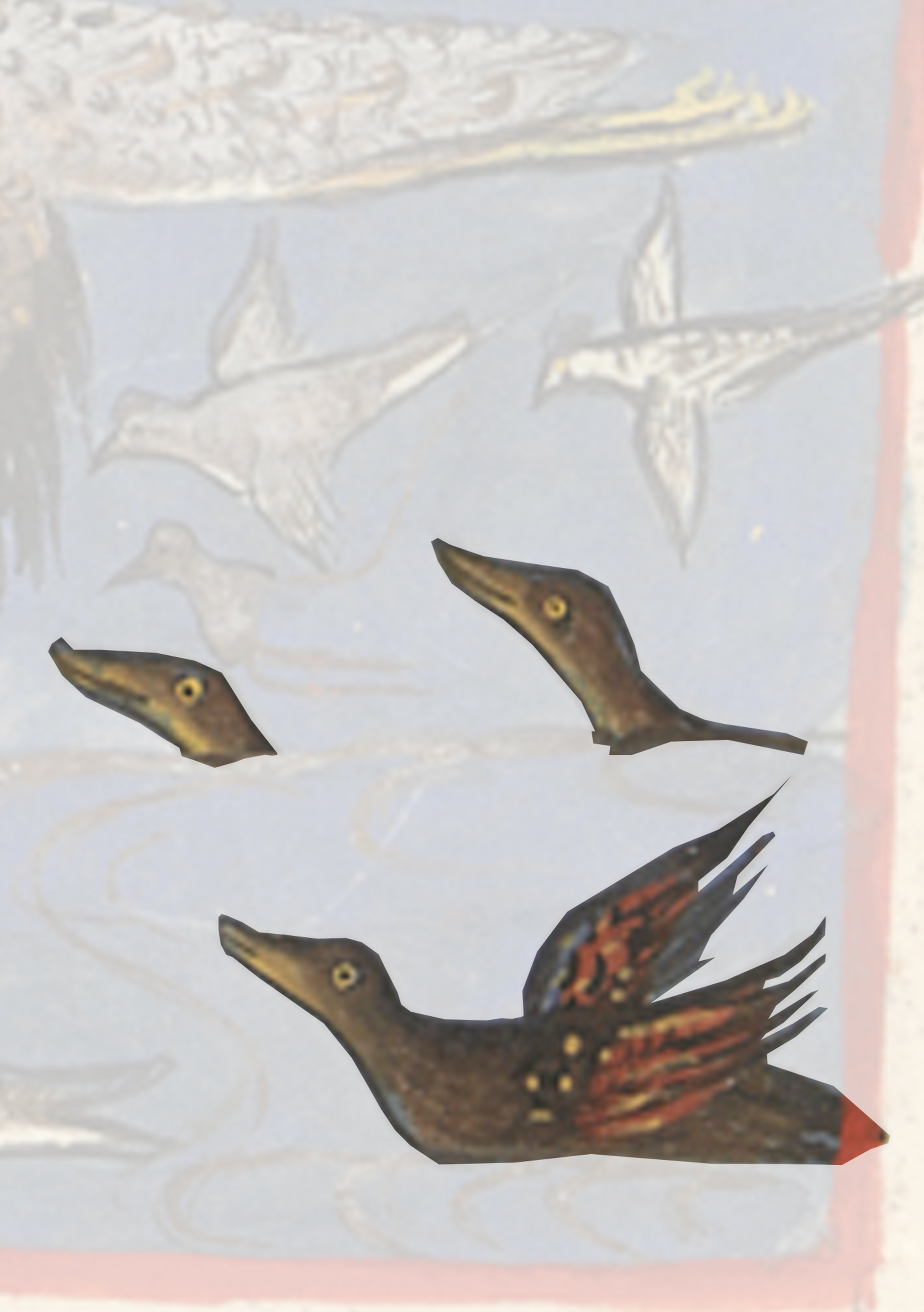 Group Of Birds Flying In The Sky
