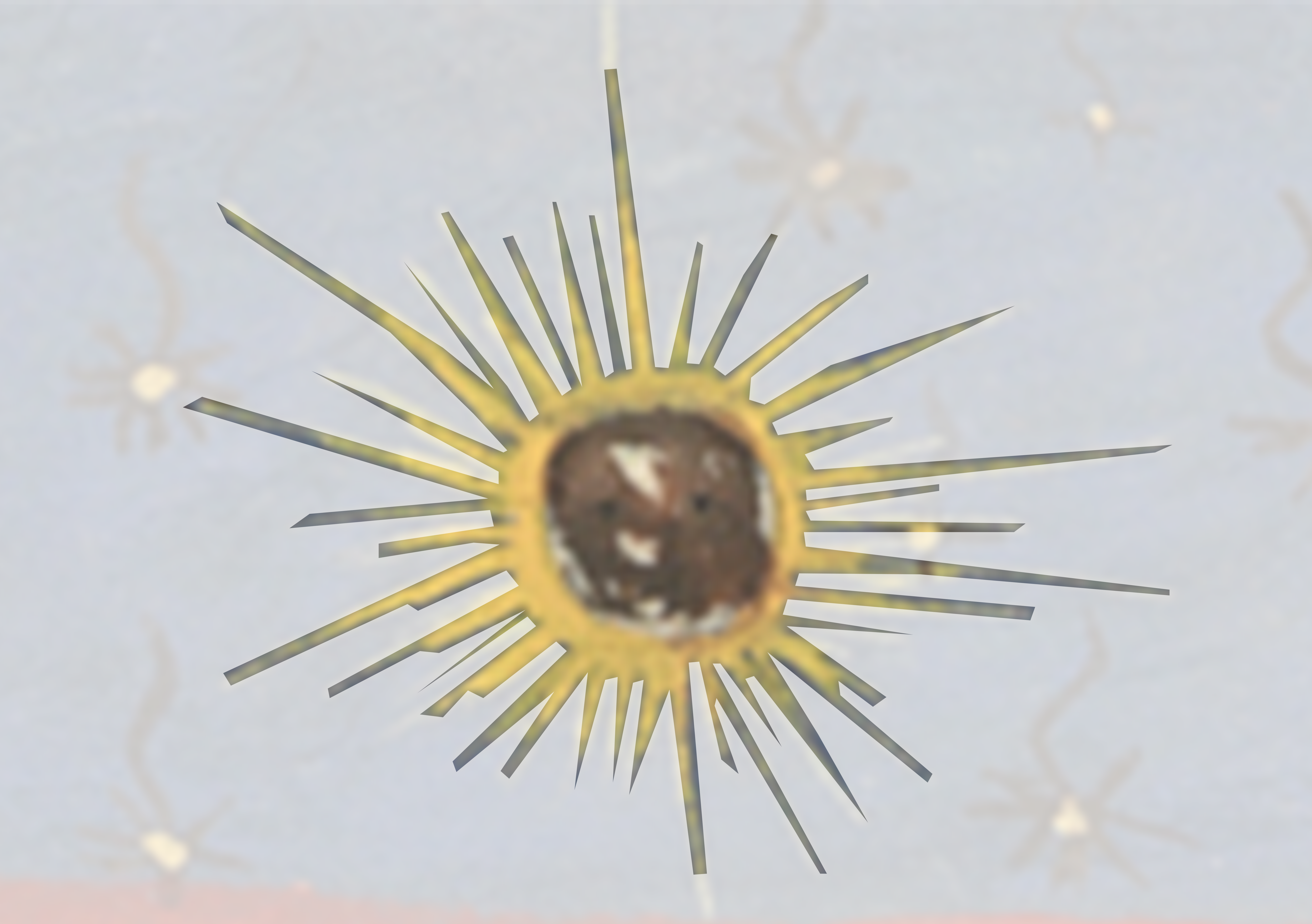 Sunflower With A Small Flower Inside
