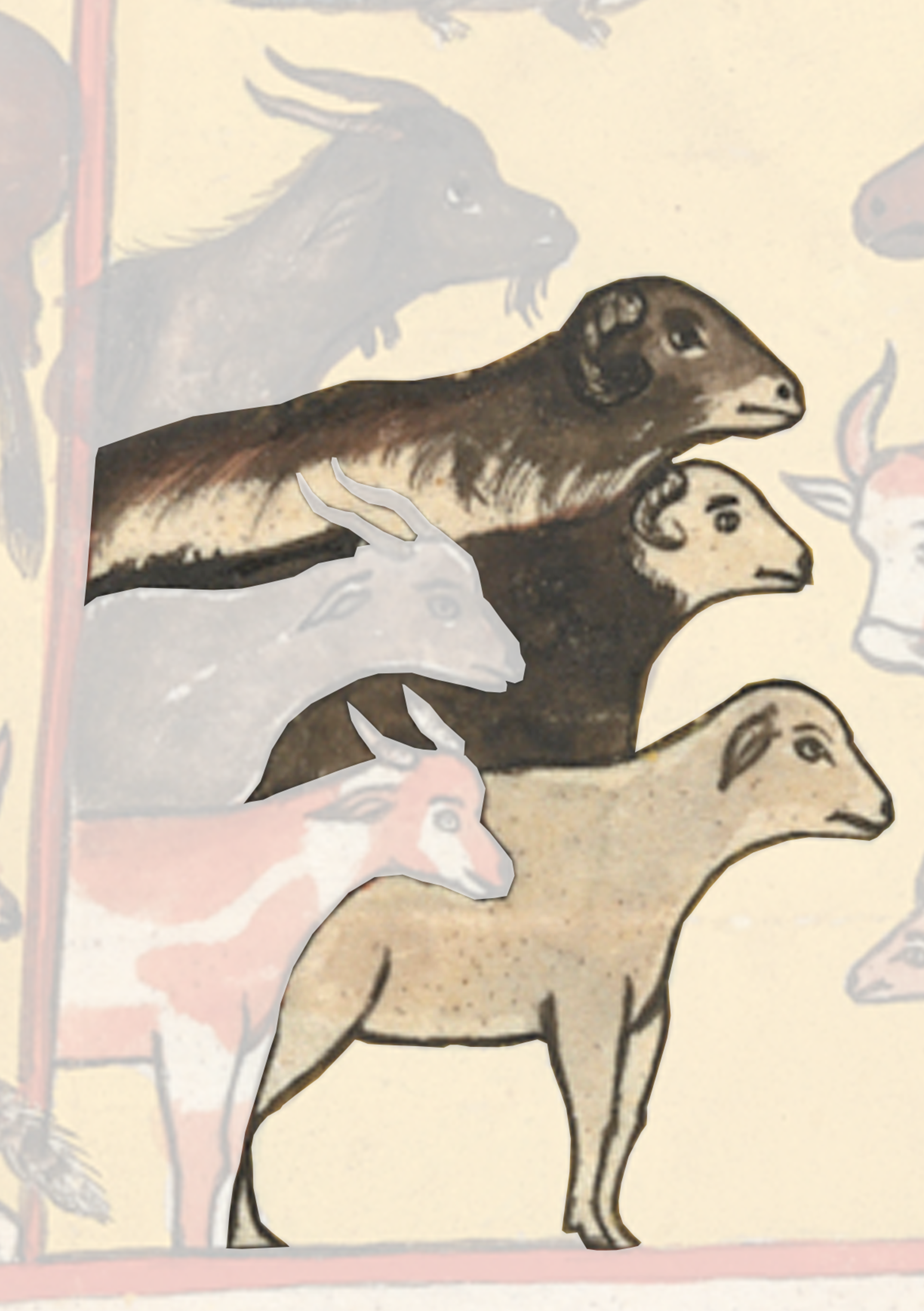 Painting Of A Goat And A Goat