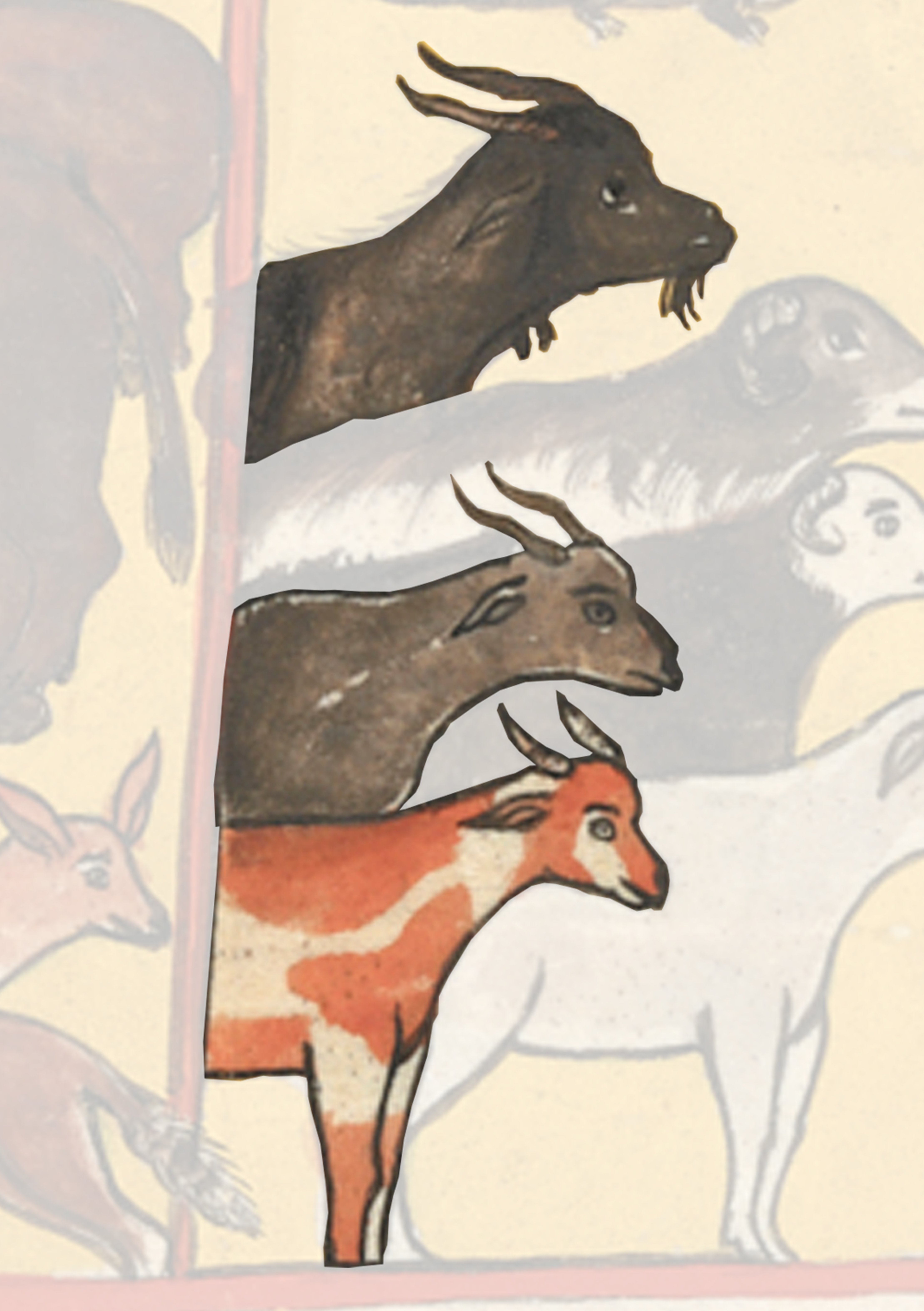 Painting Of A Goat And A Goat