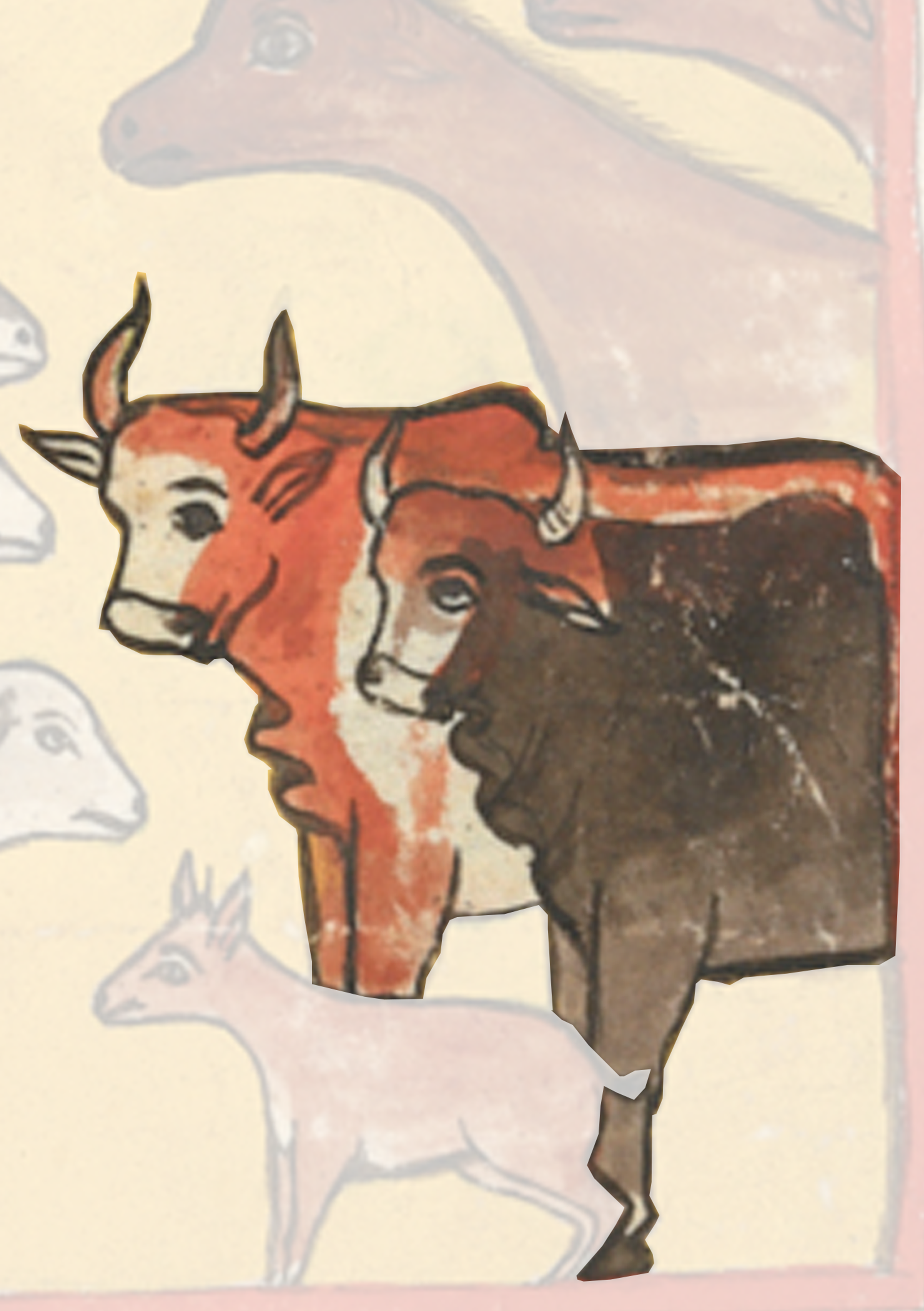 Painting Of A Cow And A Cow