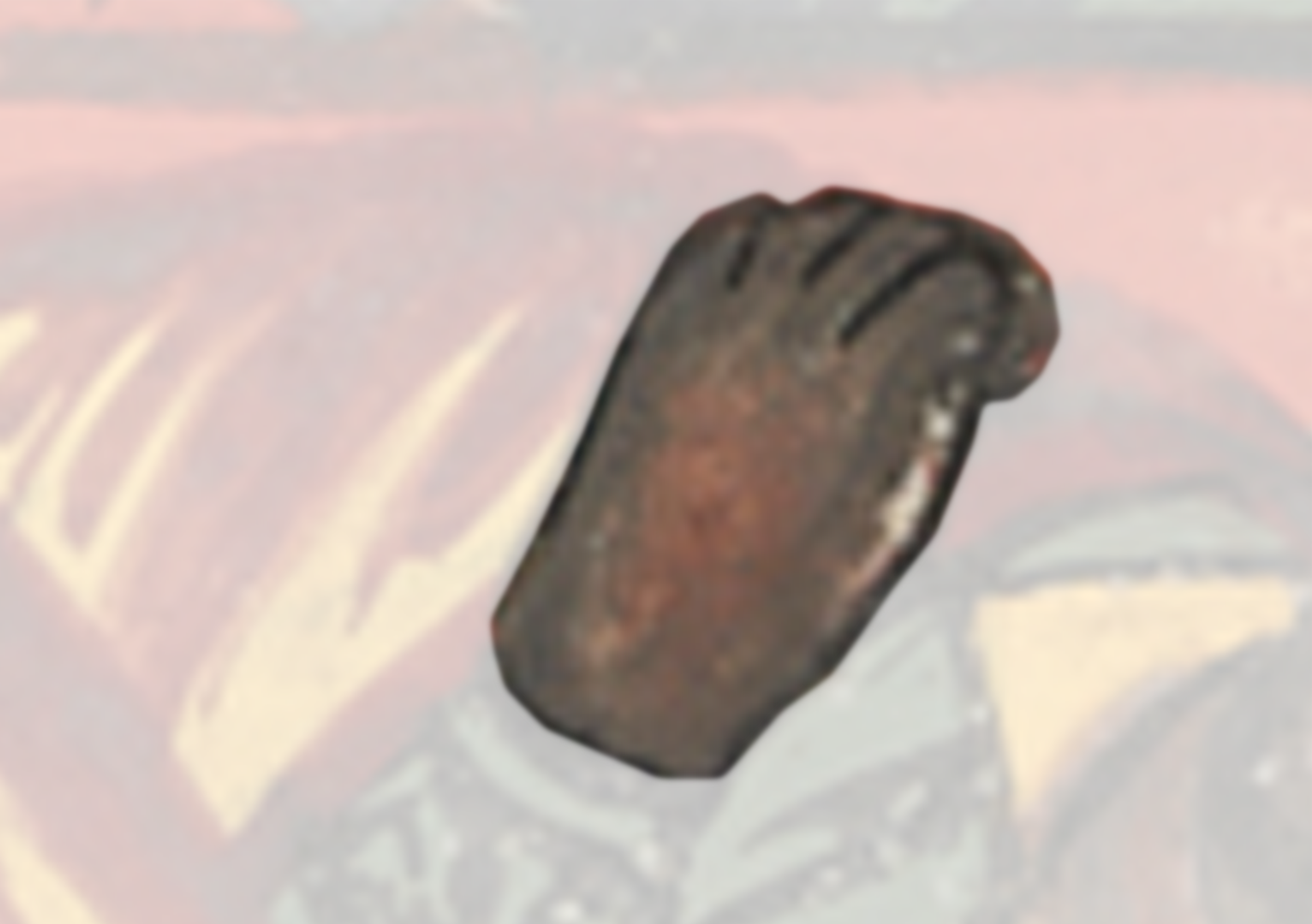 Piece Of Metal With A Hole In It
