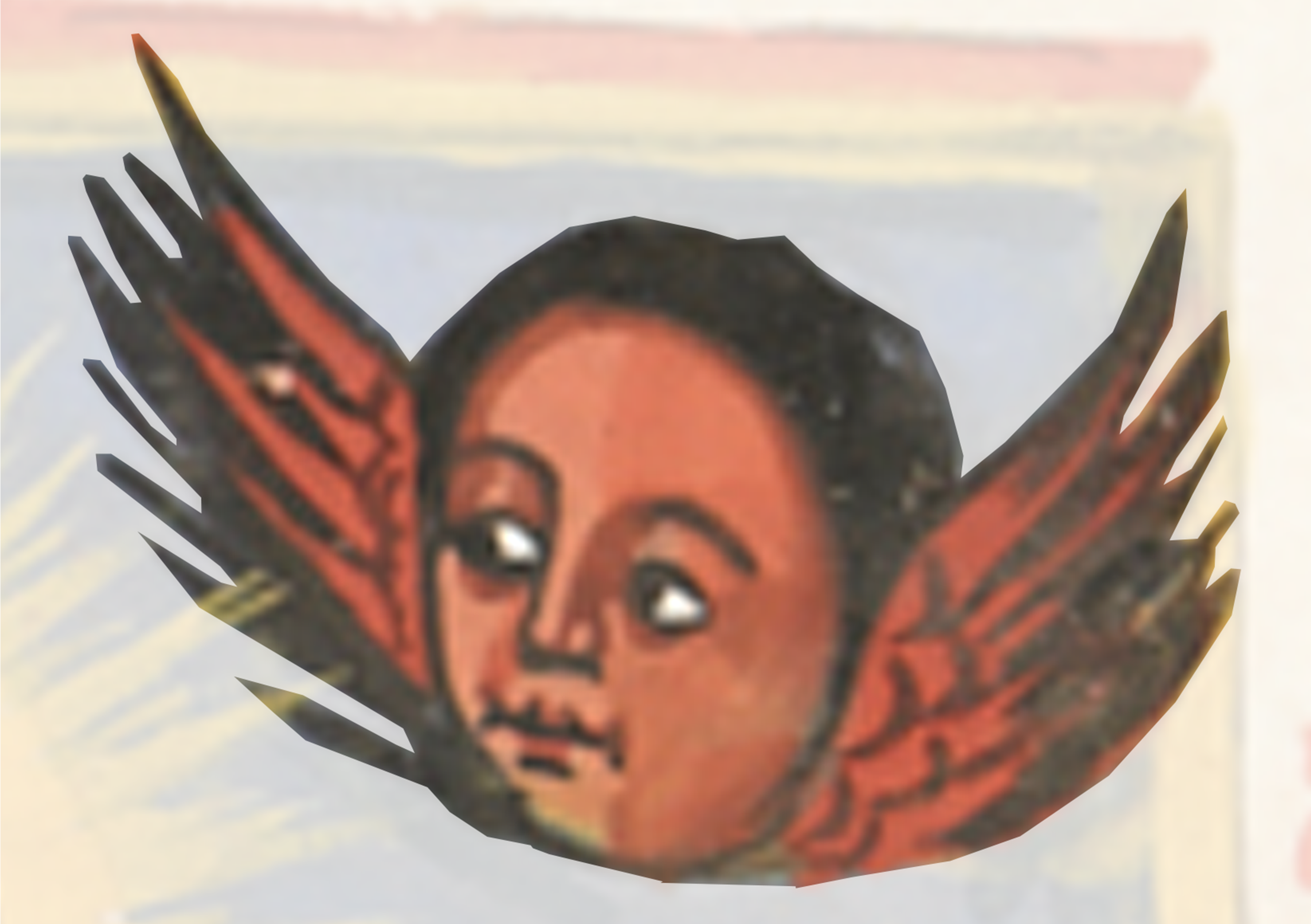 Drawing Of A Man With Wings