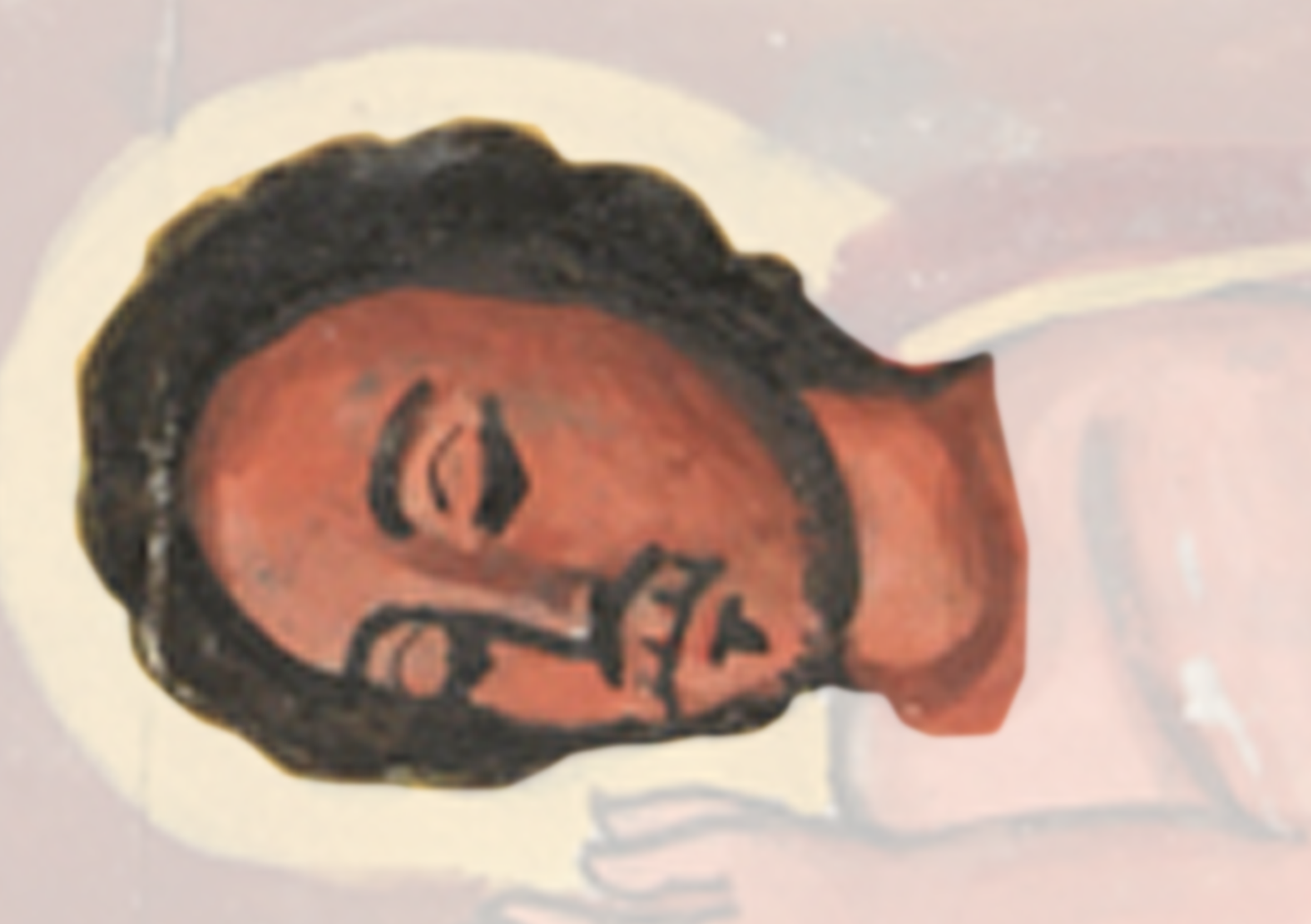 Painting Of A Man With A Beard