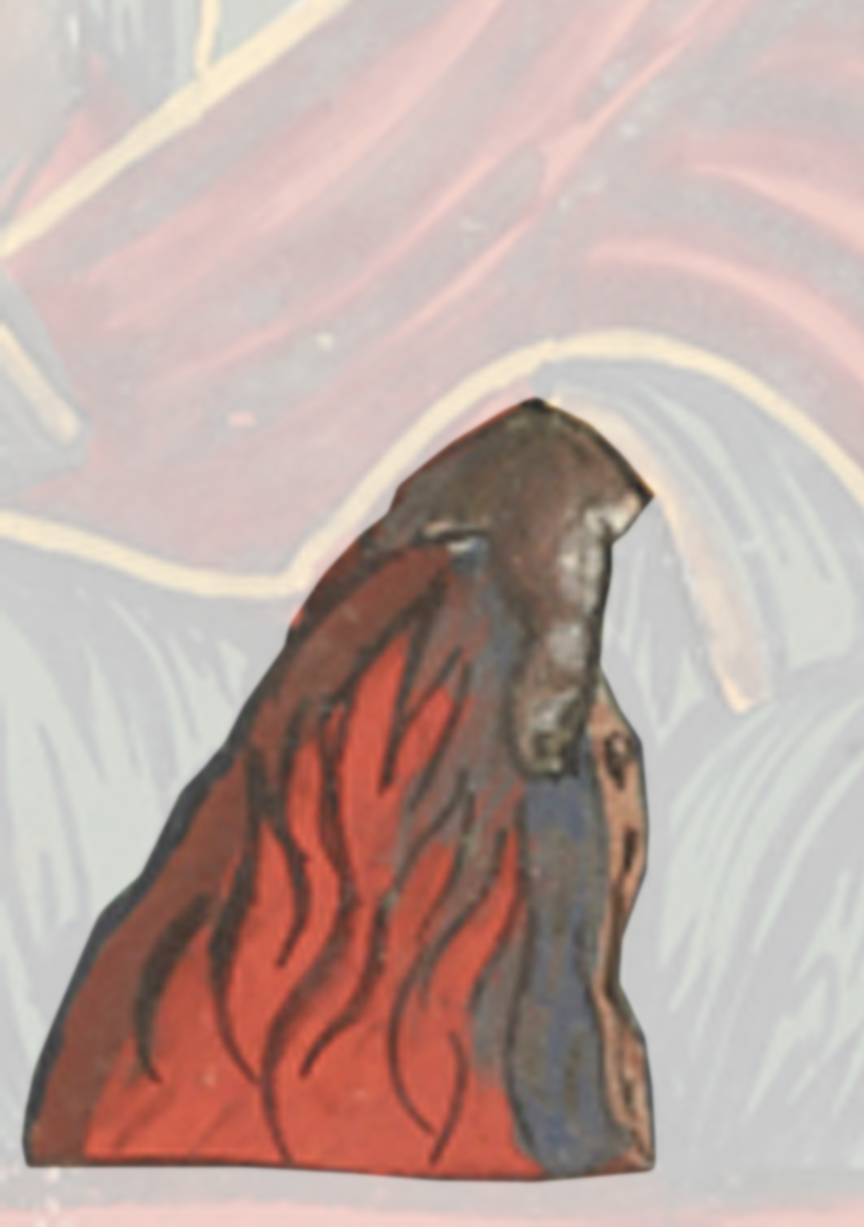 Painting Of A Woman In A Red Dress