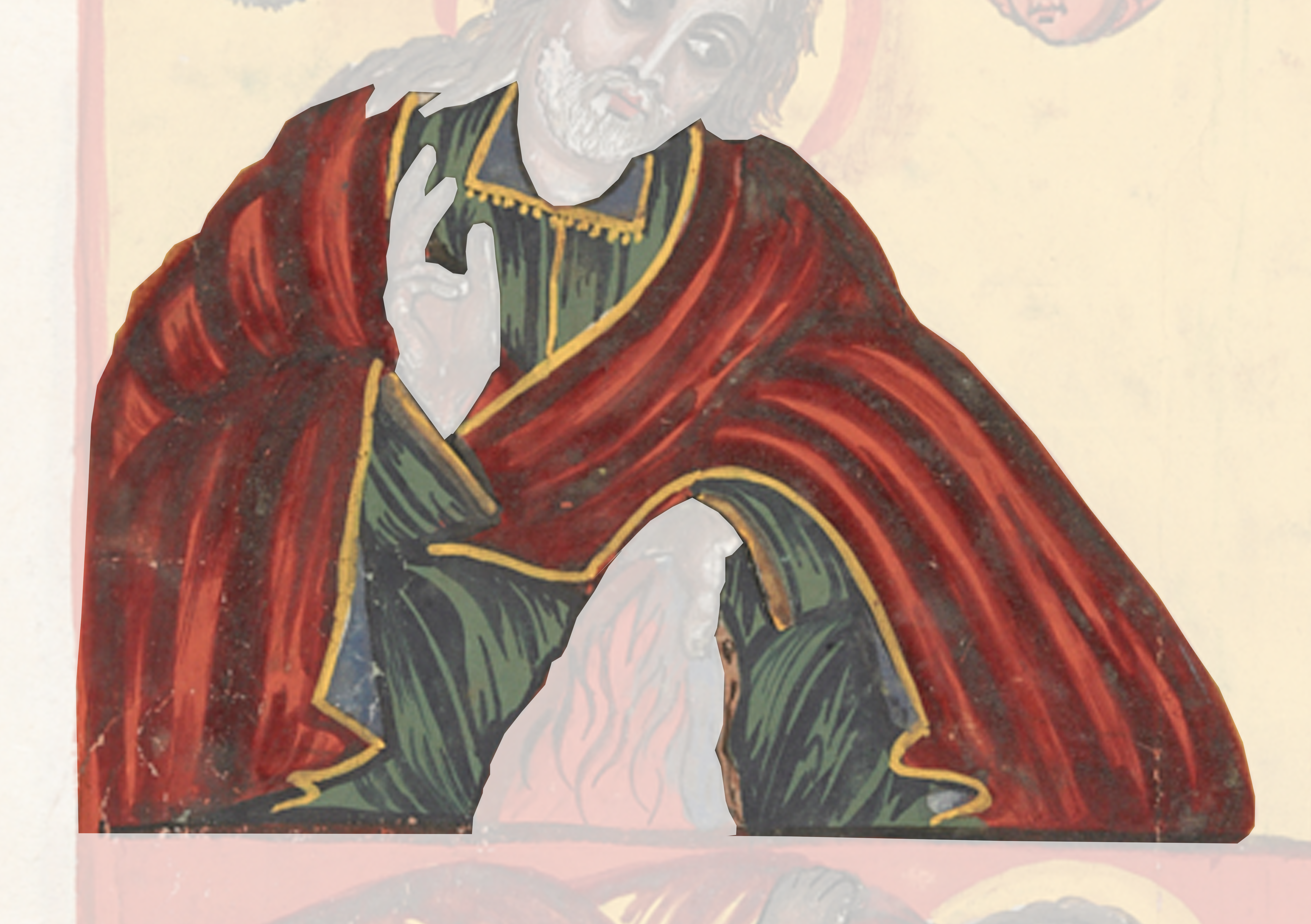 Painting Of A Man In A Red Robe